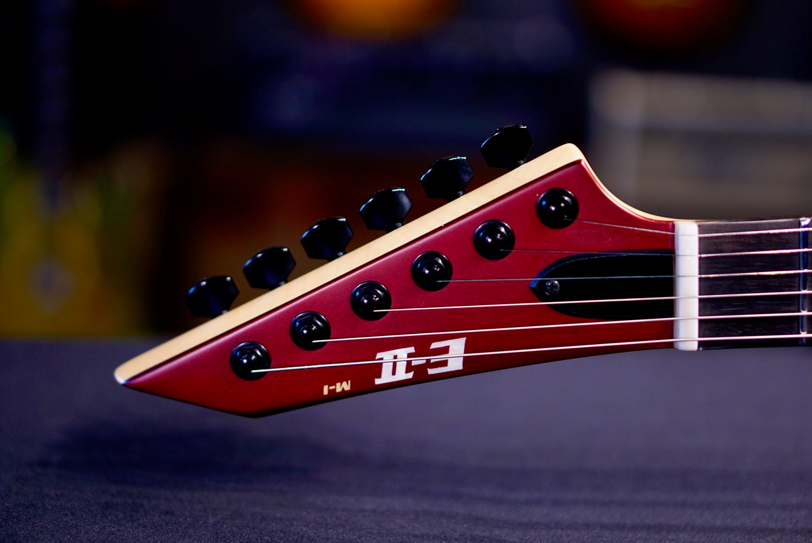 ESP E-II M-I THRU NT DEEP CANDY APPLE RED ES9683253