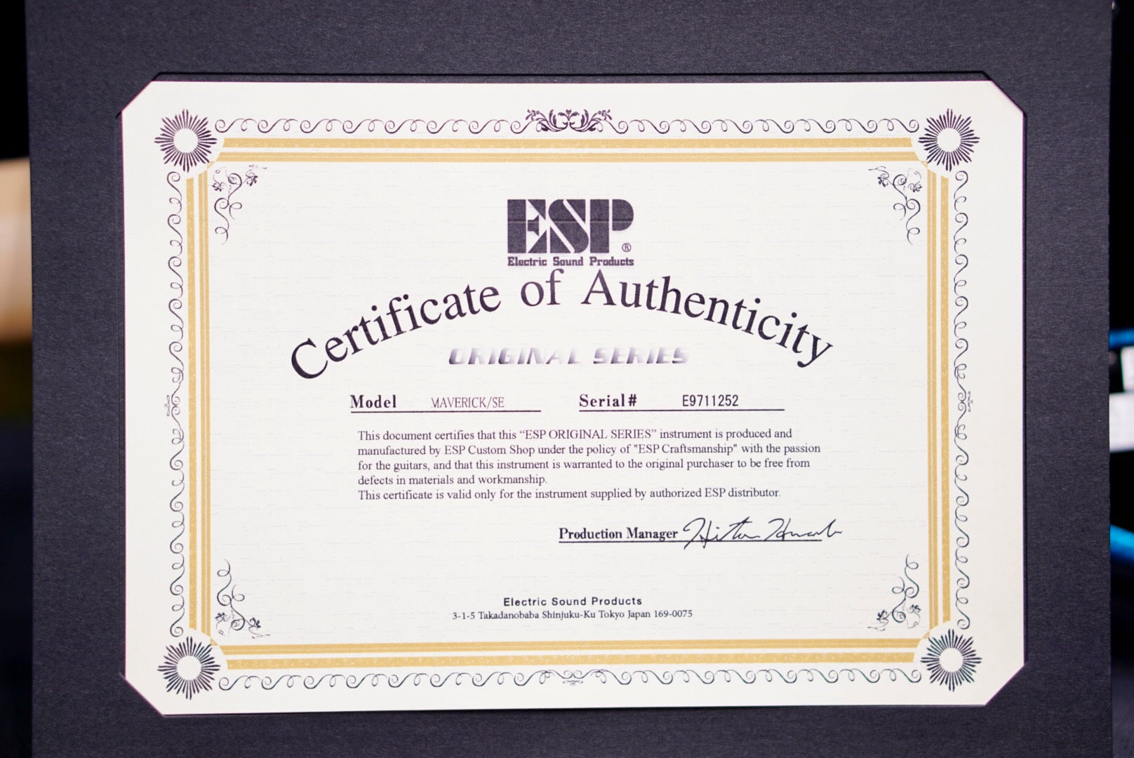 ESP Maverick Liquid metal Blue E9711252 V2