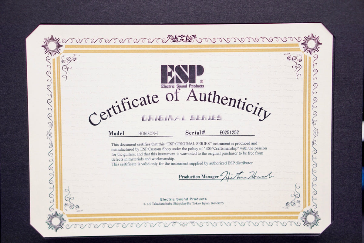 ESP Original Horizon-1 Cast Metal Blue E0251252