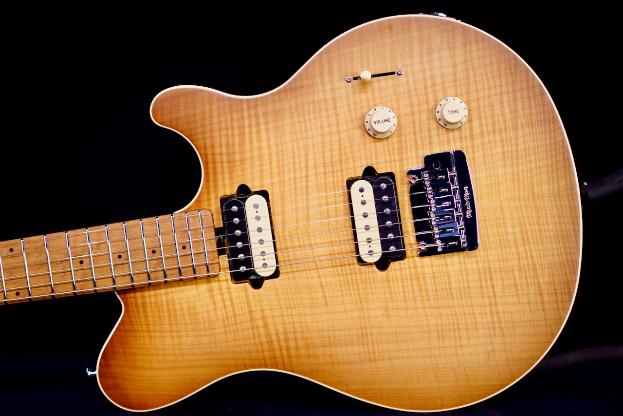 Ernie Ball Music Man Axis Super Sport  Honey Pot Flame H08932