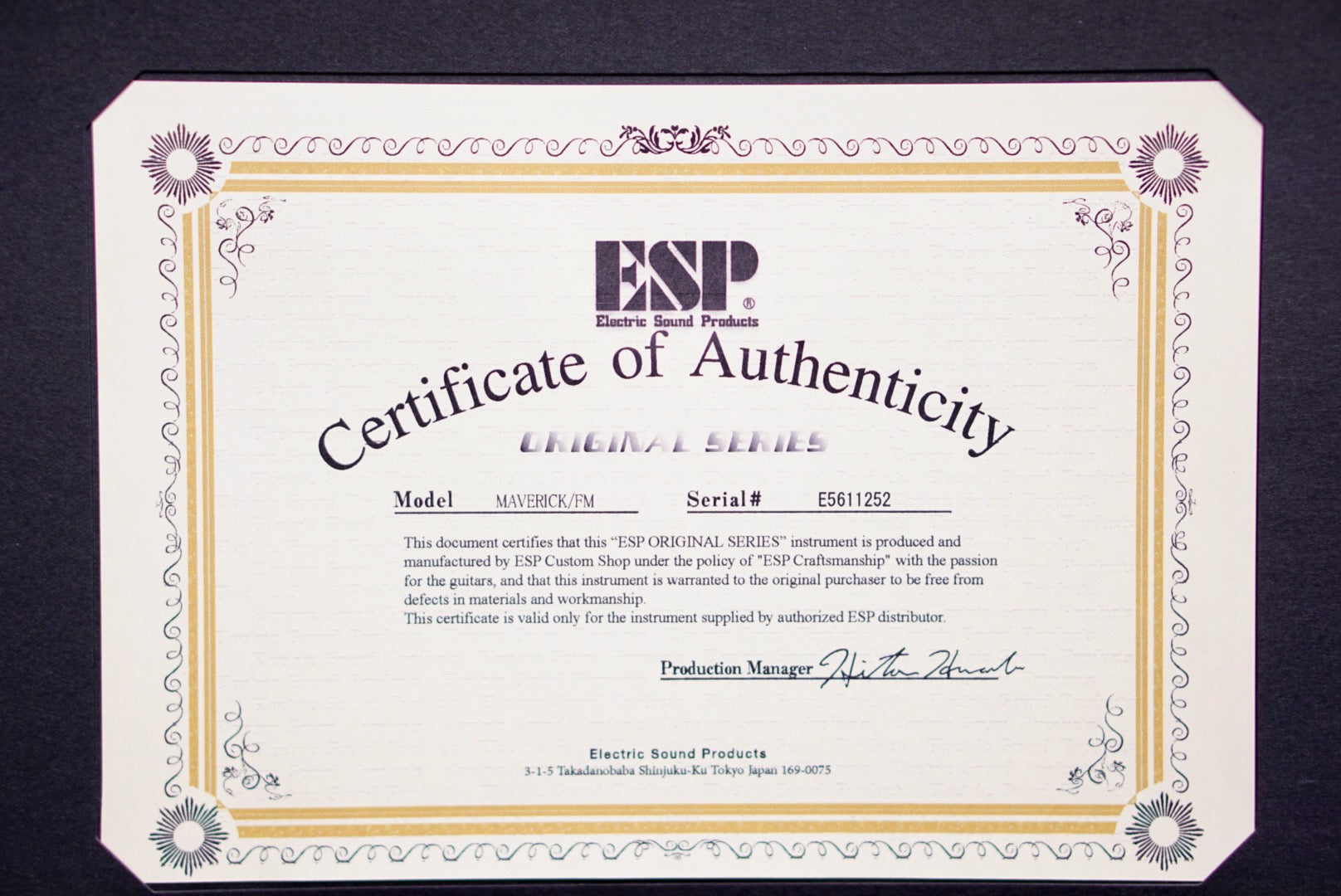 ESP Maverick Liquid metal purple E5611252 V2
