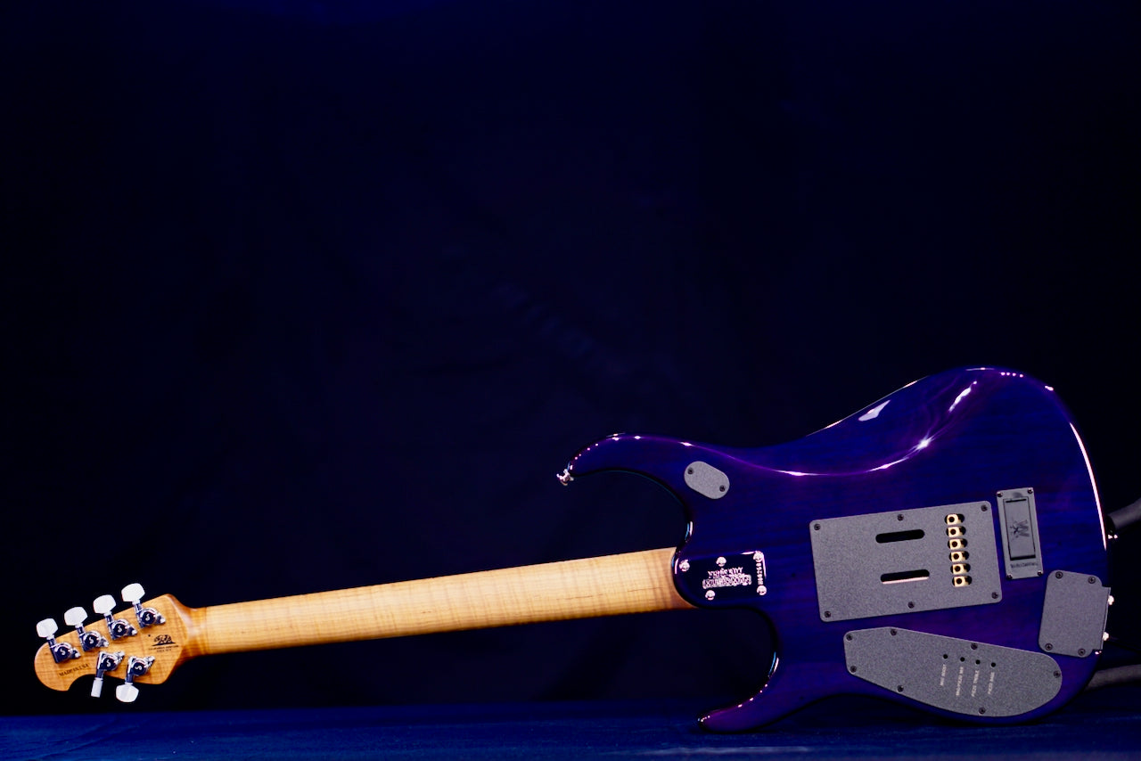 Ernie Ball Music Man JP15 Purple Nebula Flame H08268