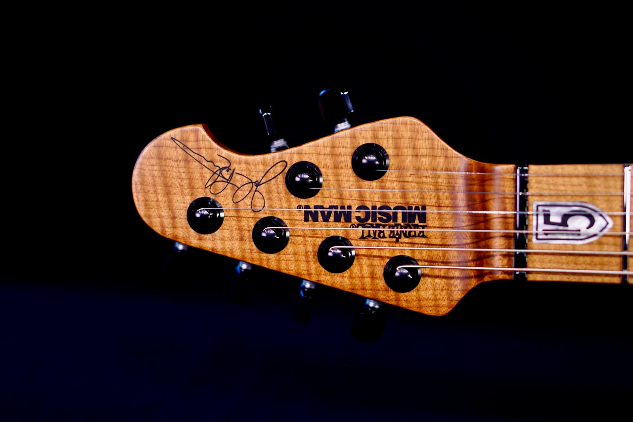 Ernie Ball Music Man JP15 Trans Black Flame H06677