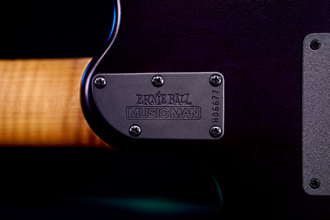 Ernie Ball Music Man JP15 Trans Black Flame H06677