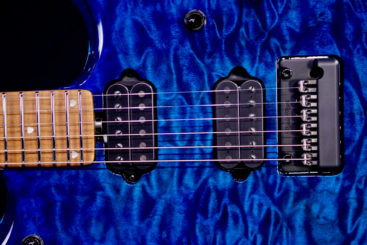 Ernie Ball Music Man JP15 Ultramarine Quilt H07657