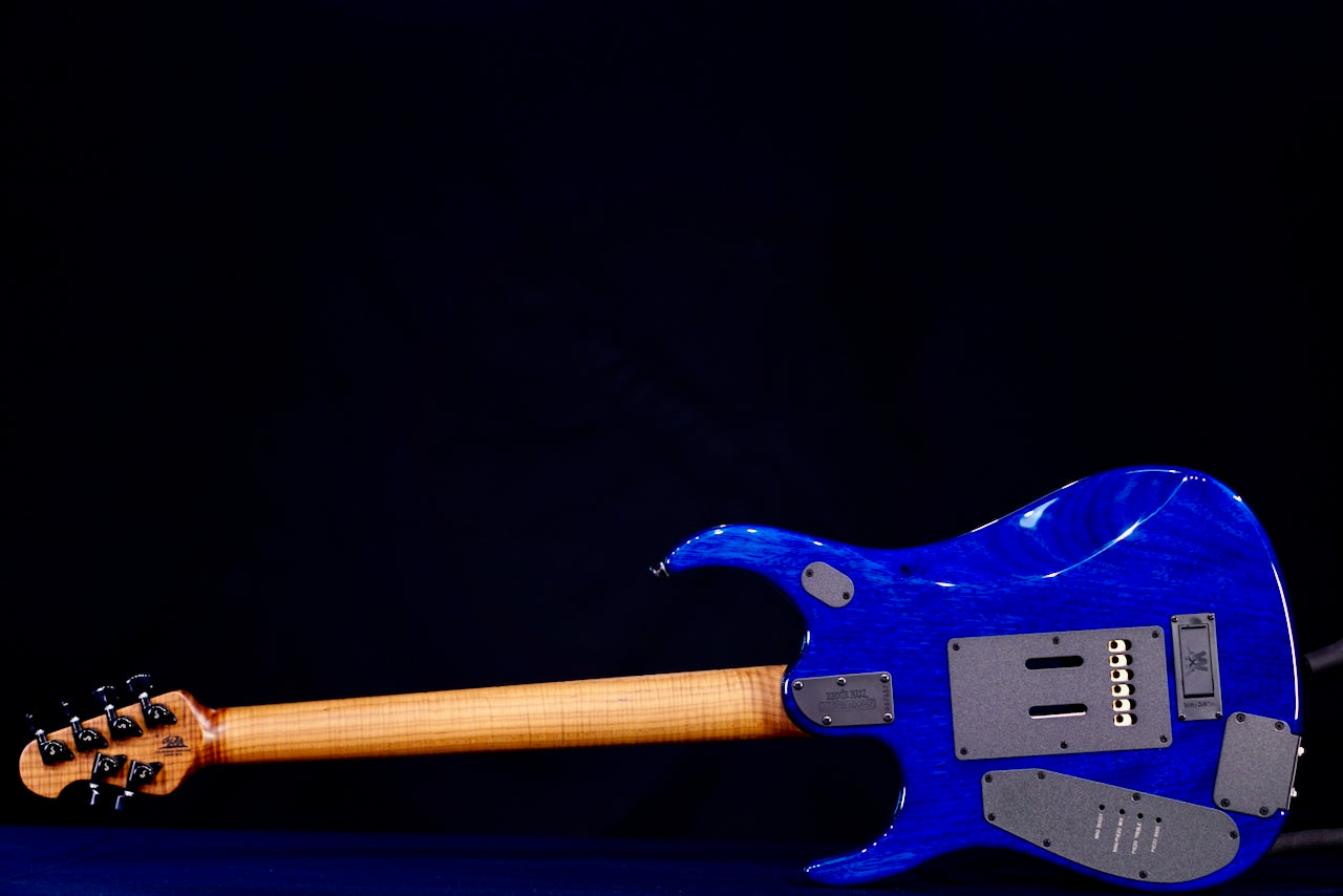 Ernie Ball Music Man JP15 Ultramarine Quilt H07657