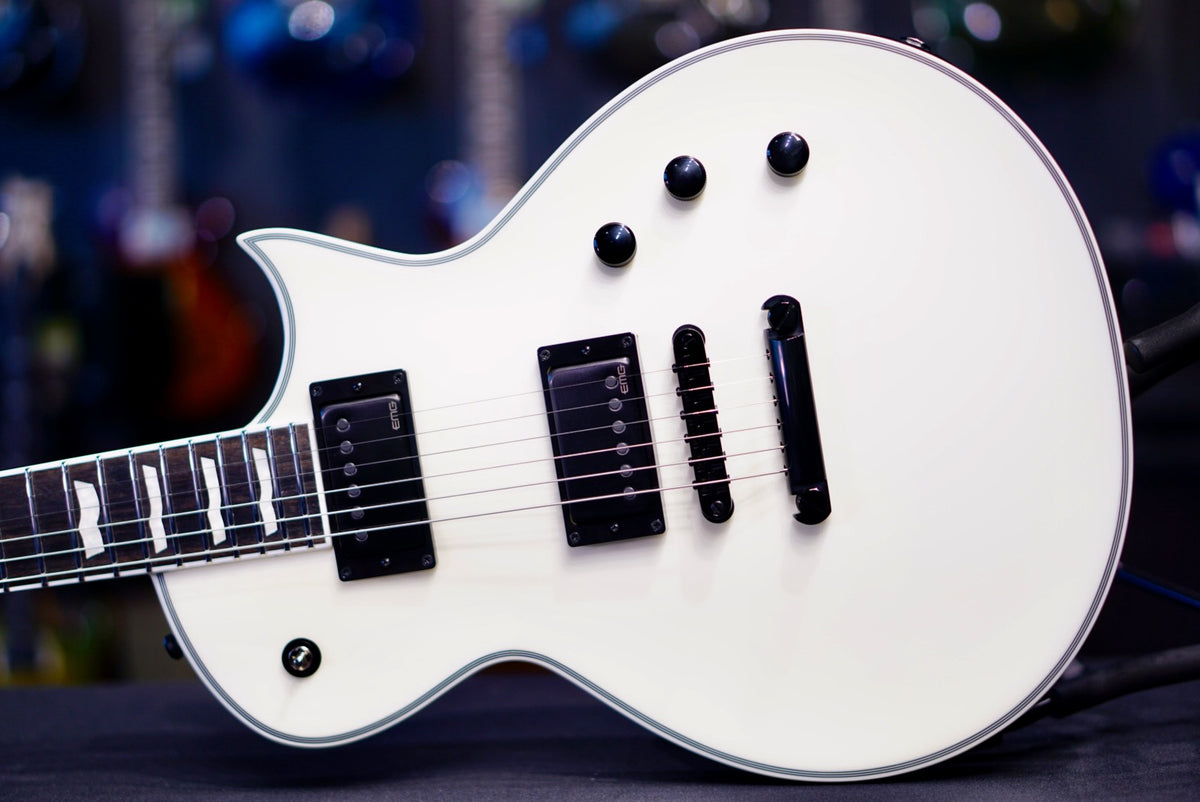 ESP E-II ECLIPSE EMG Snow White Satin ES3044253
