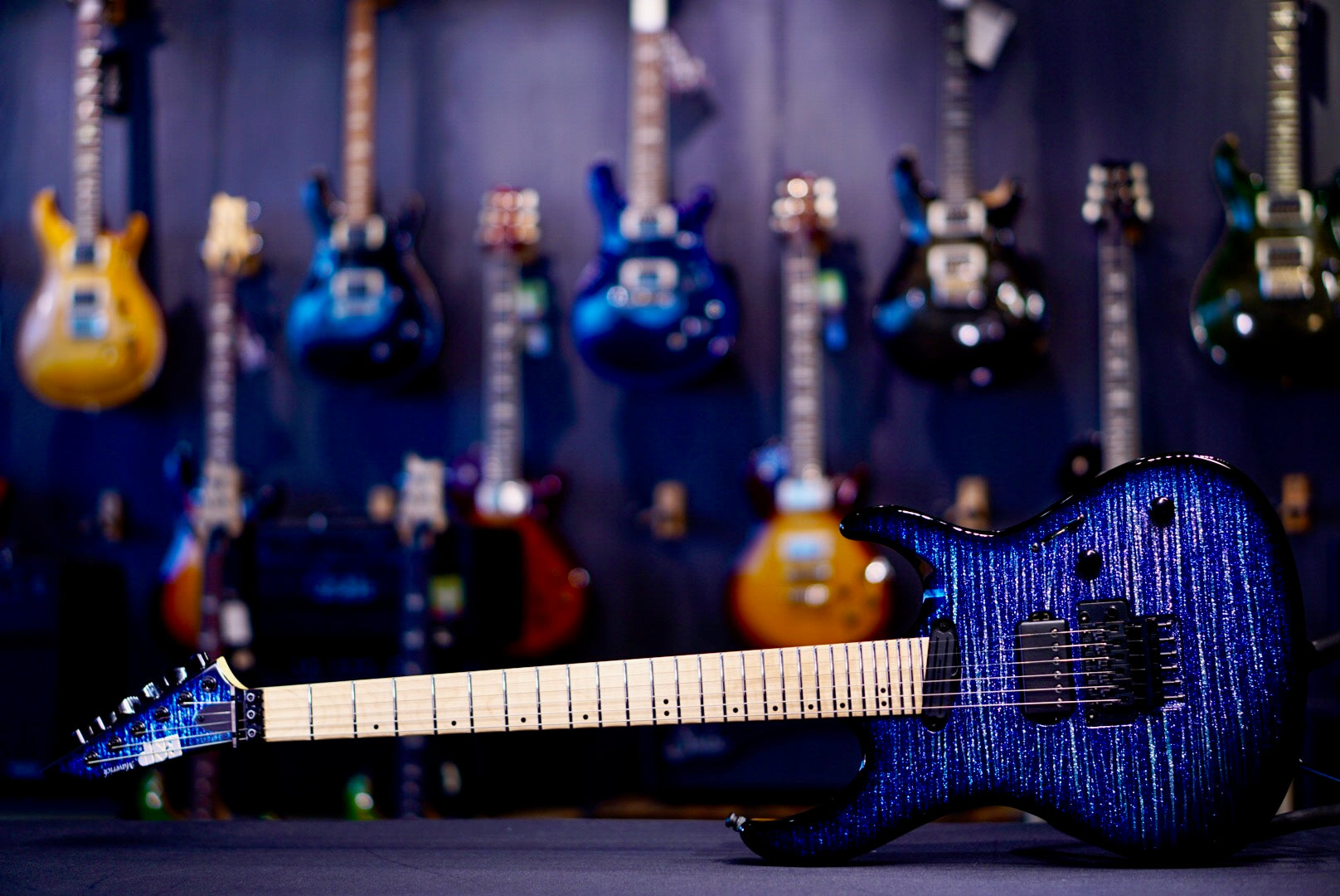 ESP Maverick Glitter storm blue E6611252 V2