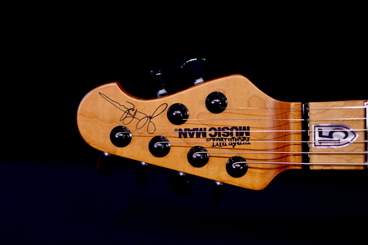 Ernie Ball Music Man JP15 Green Tiger Quilt H08477