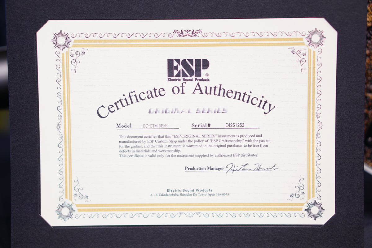 ESP Eclipse CTM DB/E Rusty Iron E4251252