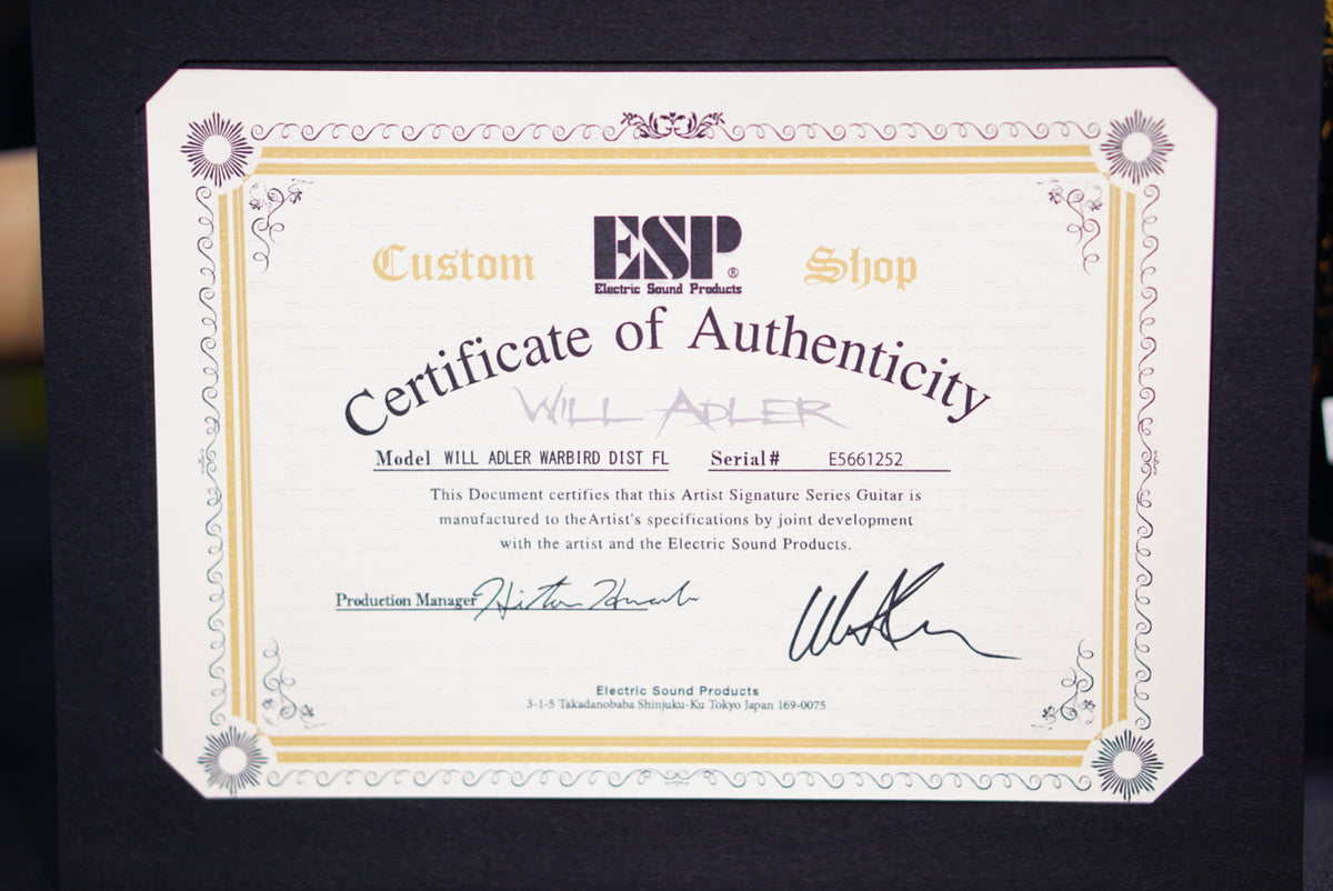 ESP WILL ADLER WARBIRD DISTRESSED E5661252