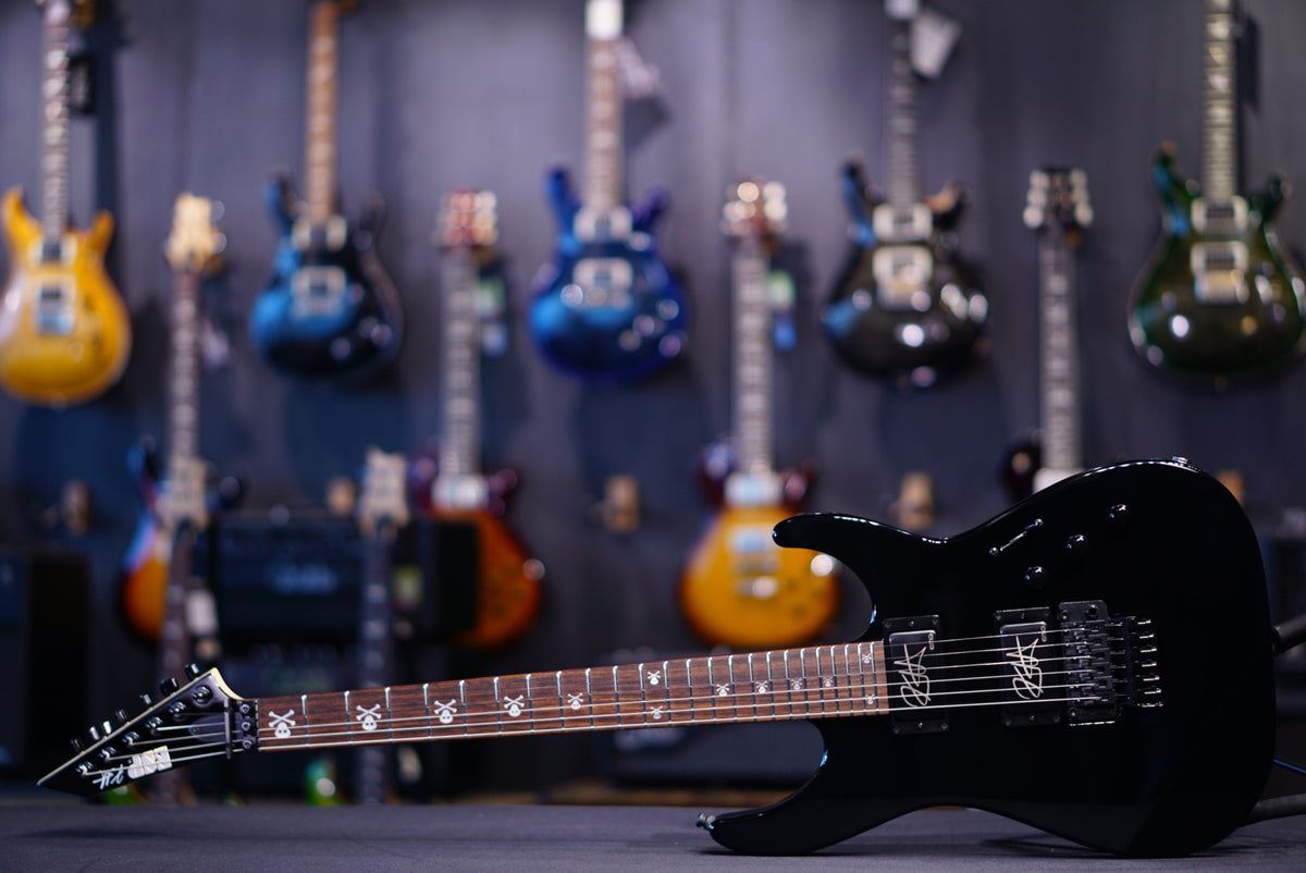ESP KH-2 NECK-THRU Black E7020262
