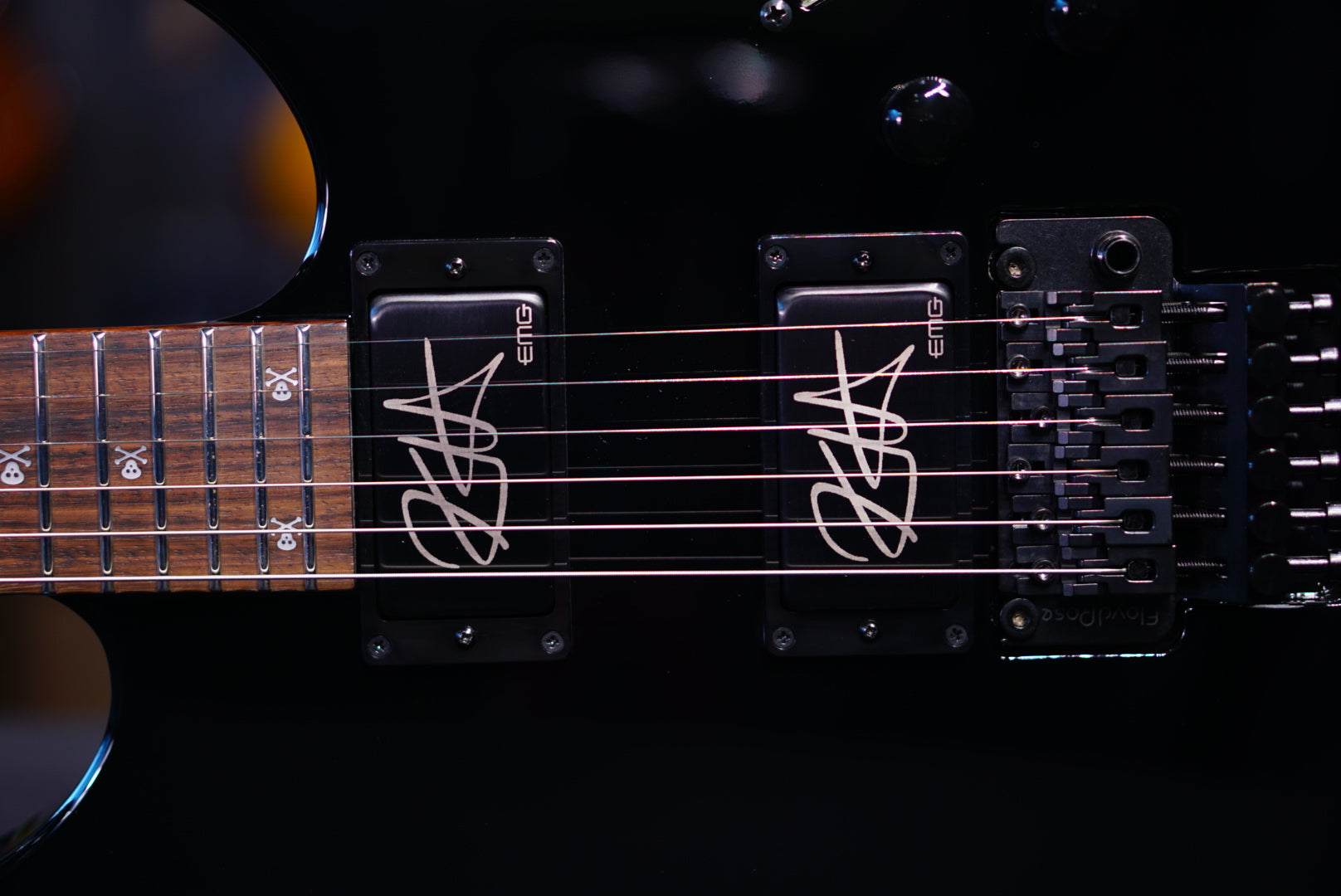 ESP KH-2 NECK-THRU Black E7020262
