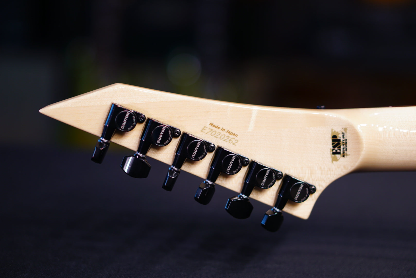 ESP KH-2 NECK-THRU Black E7020262