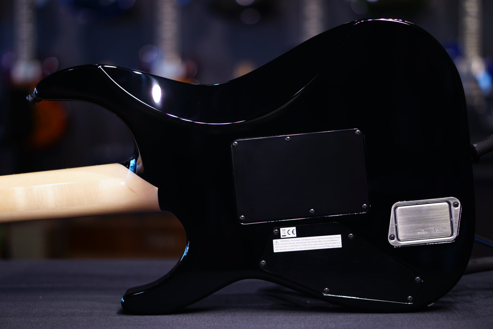ESP KH-2 NECK-THRU Black E7020262