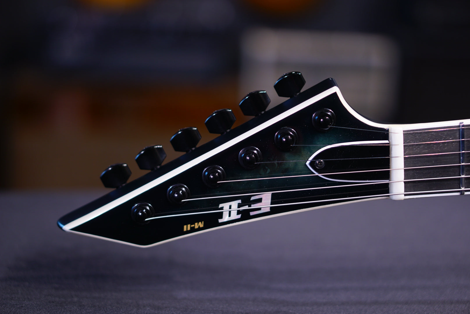 ESP E-II M-II NT HS BM Mercury Blue Burst ES1444253