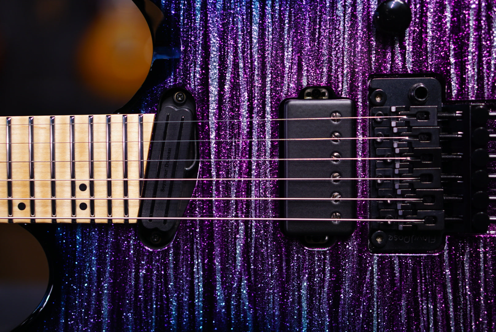 ESP Maverick Glitter storm violet E4611252 V2