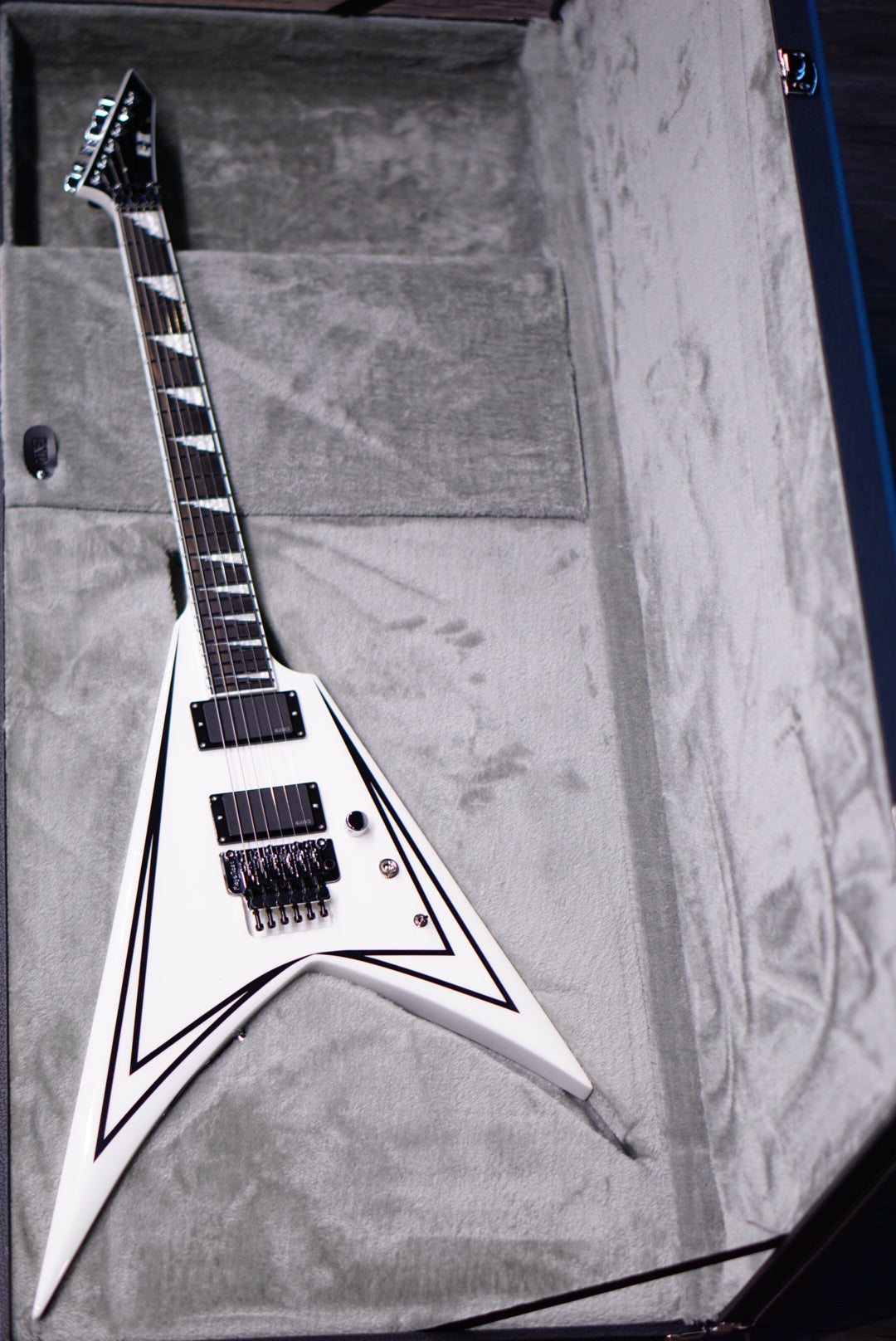 ESP E-II SV White Black Stripes ES3730263
