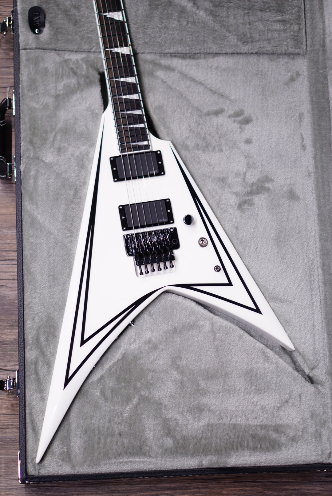 ESP E-II SV White Black Stripes ES3730263