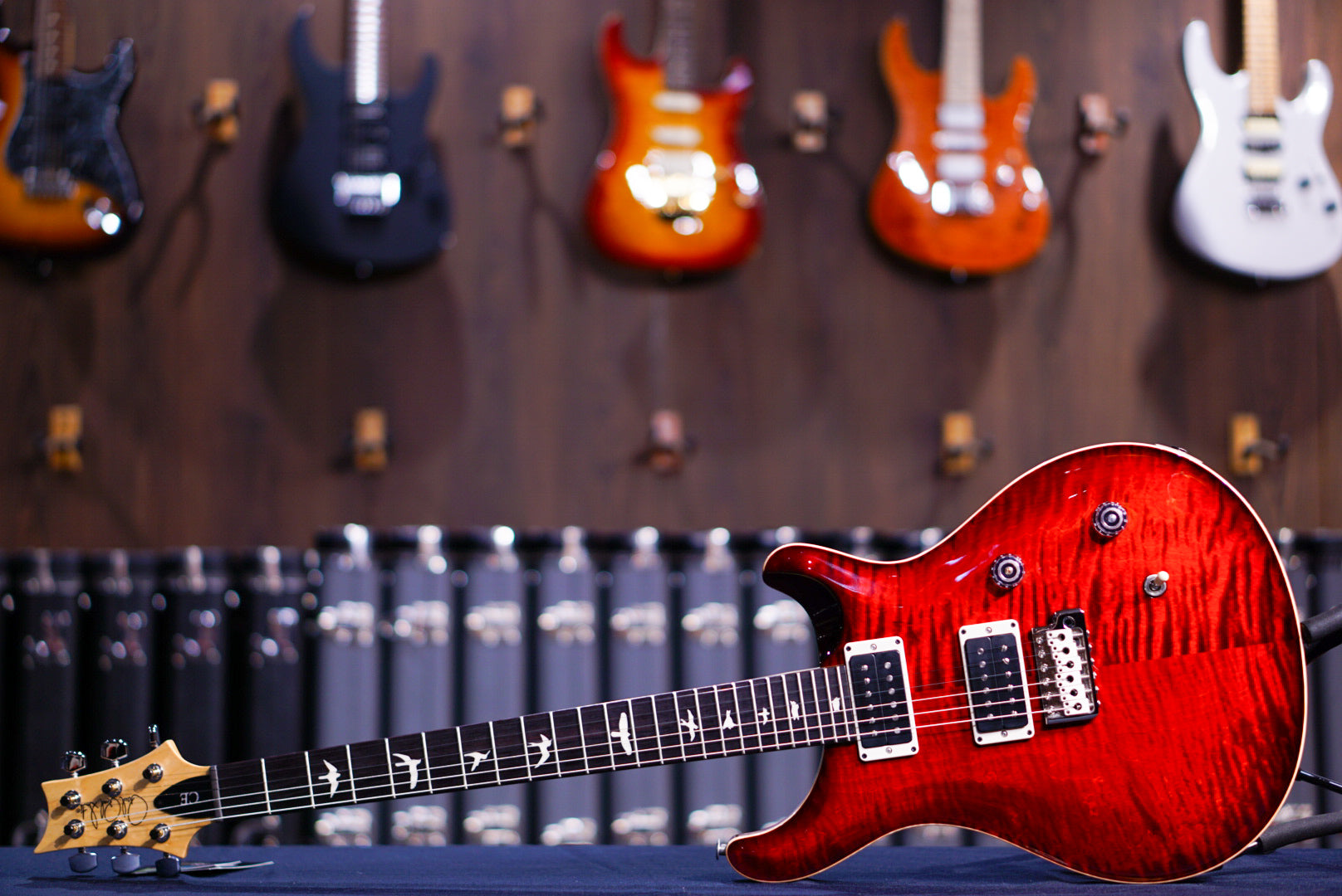 PRS CE24 Fire red burst 0374964