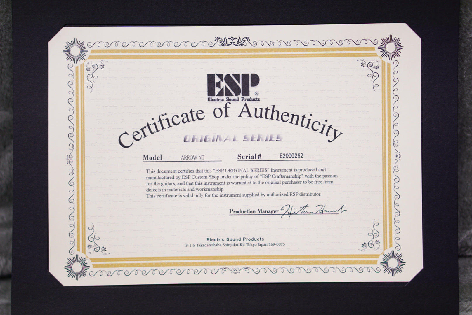 ESP Arrow NT Liquid metal silver E2000262