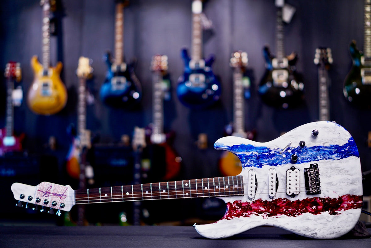 James Tyler Studio Elite HDX USA 250 Limited Edition Red , White & Blue Shmear 26486