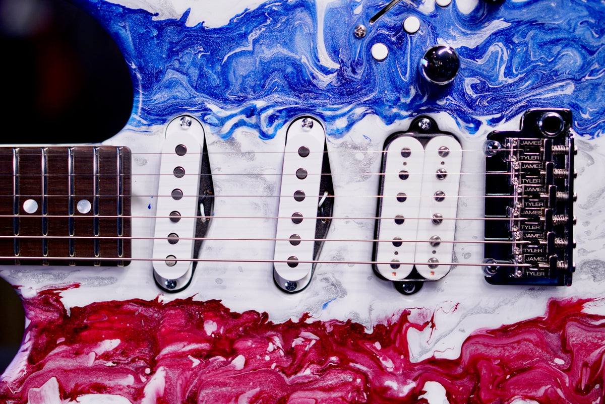 James Tyler Studio Elite HDX USA 250 Limited Edition Red , White & Blue Shmear 26464