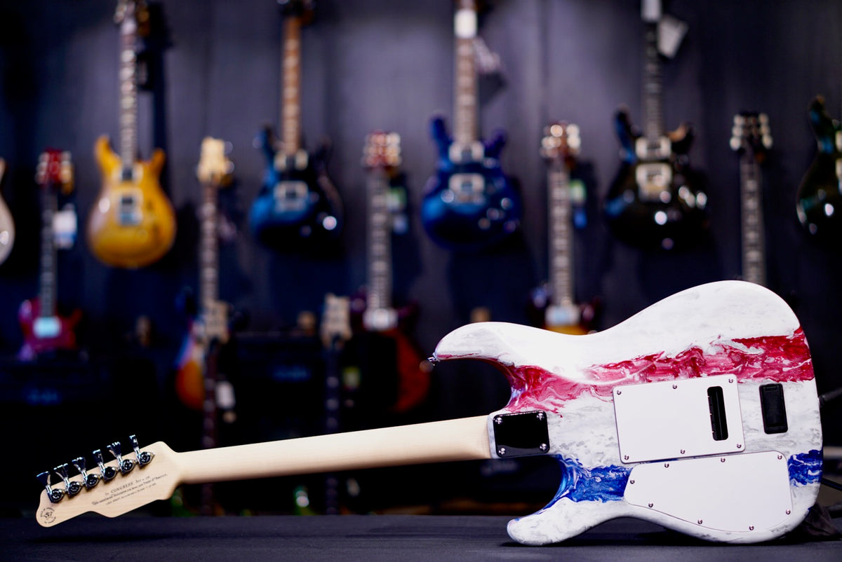 James Tyler Studio Elite HDX USA 250 Limited Edition Red , White & Blue Shmear 26464