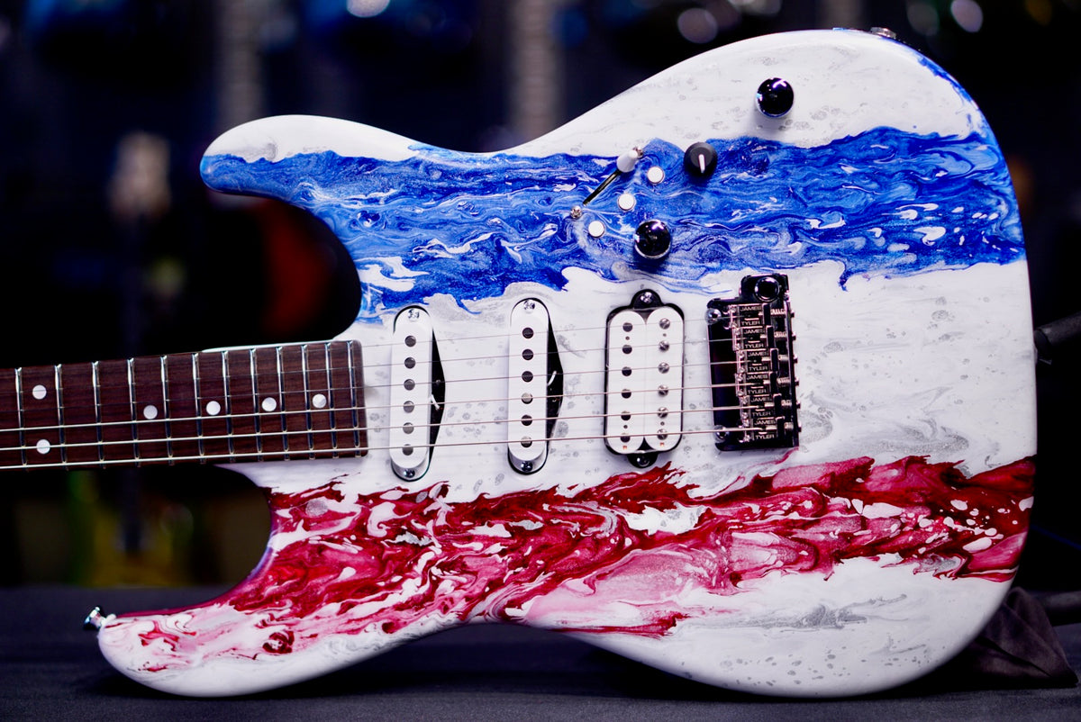 James Tyler Studio Elite HDX USA 250 Limited Edition Red , White & Blue Shmear 26463