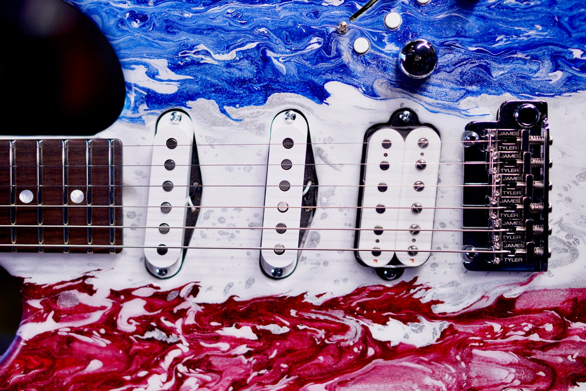 James Tyler Studio Elite HDX USA 250 Limited Edition Red , White & Blue Shmear 26463
