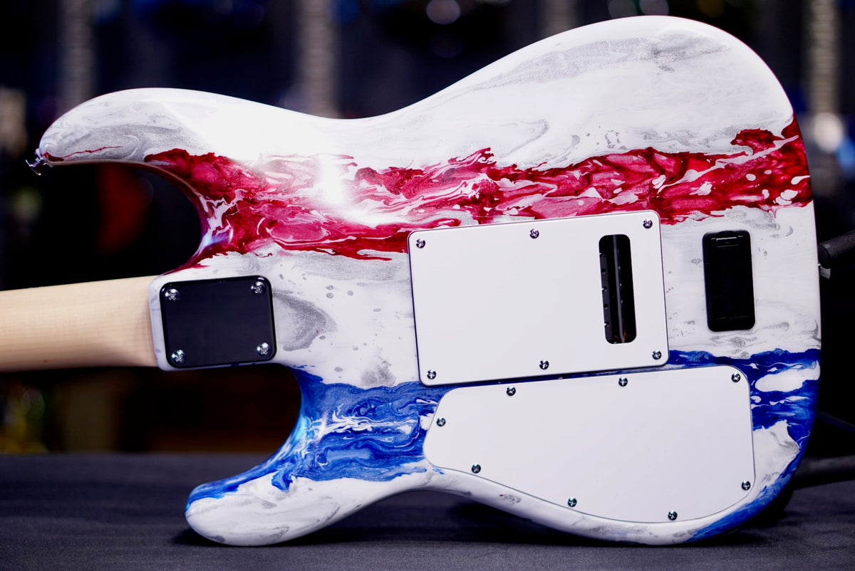 James Tyler Studio Elite HDX USA 250 Limited Edition Red , White & Blue Shmear 26463