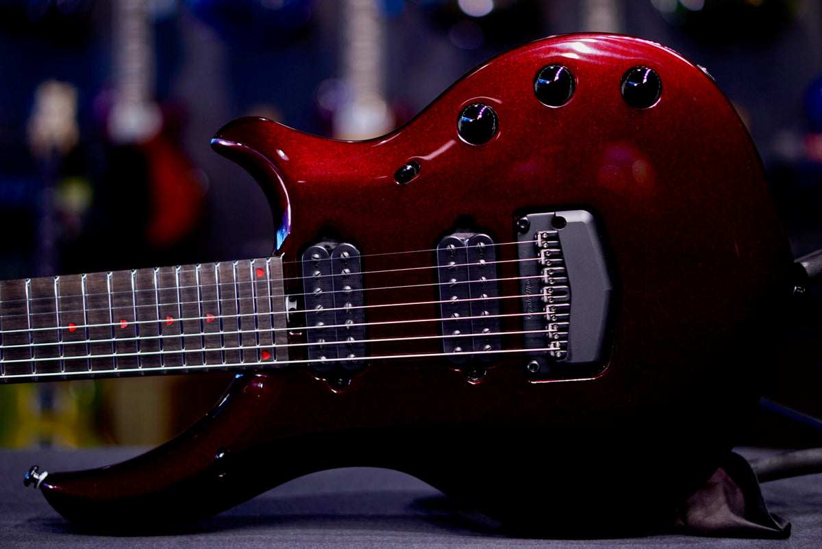 Ernie Ball Music Man Majesty Premium Select 7 String - Carnelian Red M021638