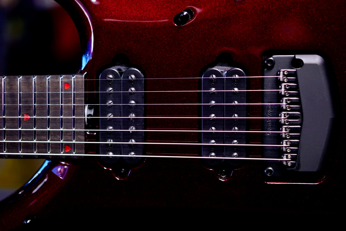 Ernie Ball Music Man Majesty Premium Select 7 String - Carnelian Red M021638
