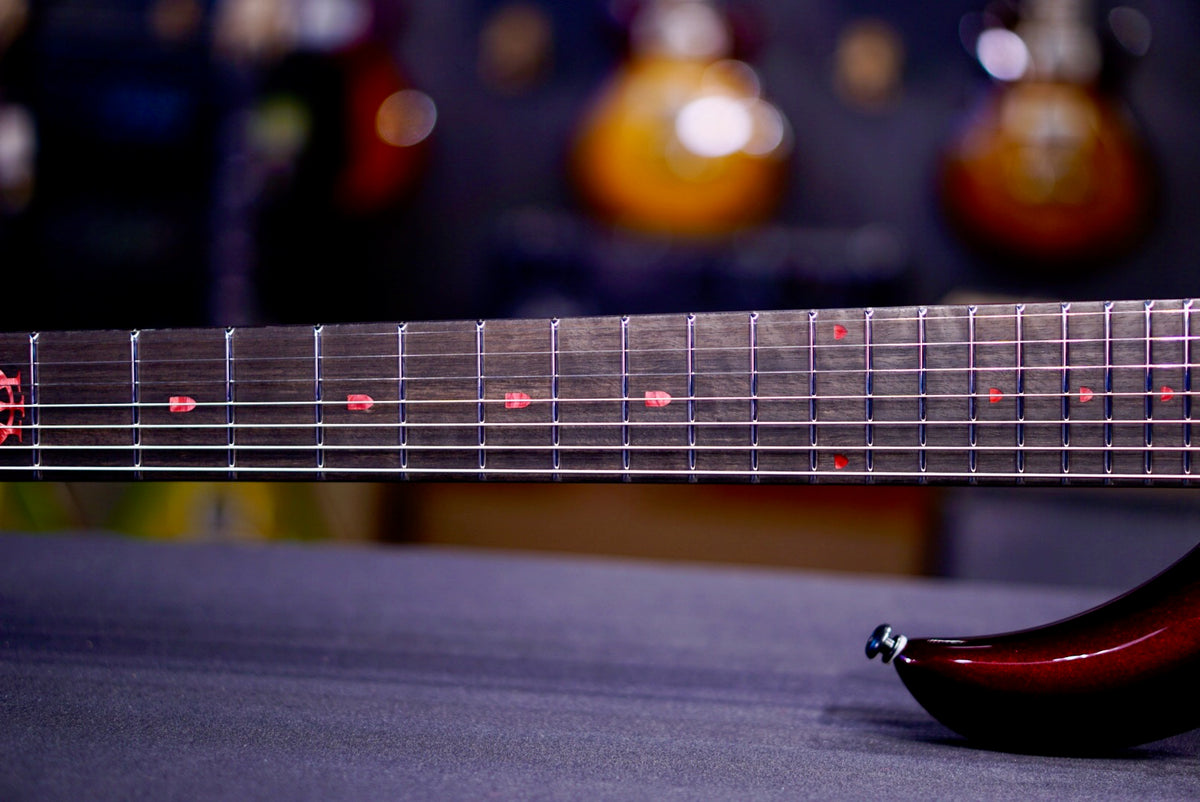 Ernie Ball Music Man Majesty Premium Select 7 String - Carnelian Red M021638