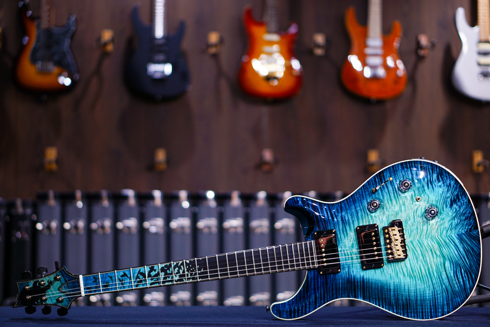 PRS Private stock Custom 24 piezo Sub zero glow birds of a feather PS11233 0381618