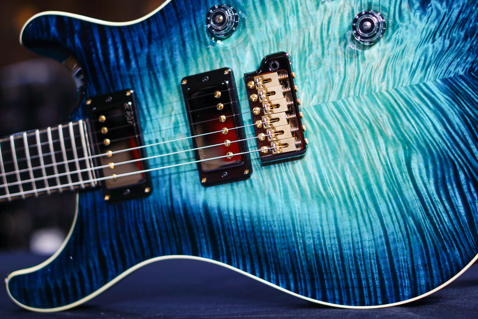 PRS Private stock Custom 24 piezo Sub zero glow birds of a feather PS11233 0381618