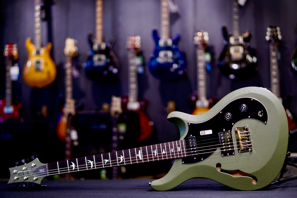 PRS S2 Vela Semi-Hollow Satin Matcha Green S2086334