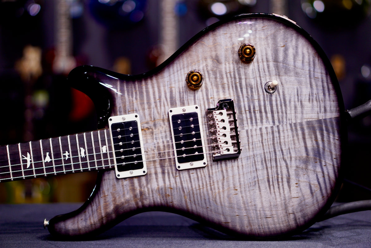PRS CE24 Faded Gray Black Wraparound Smokeburst 0426117
