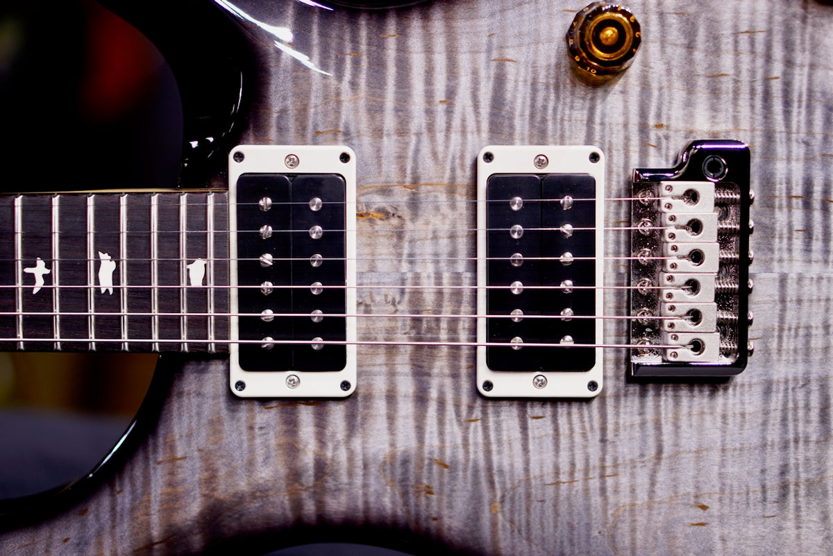 PRS CE24 Faded Gray Black Wraparound Smokeburst 0426117