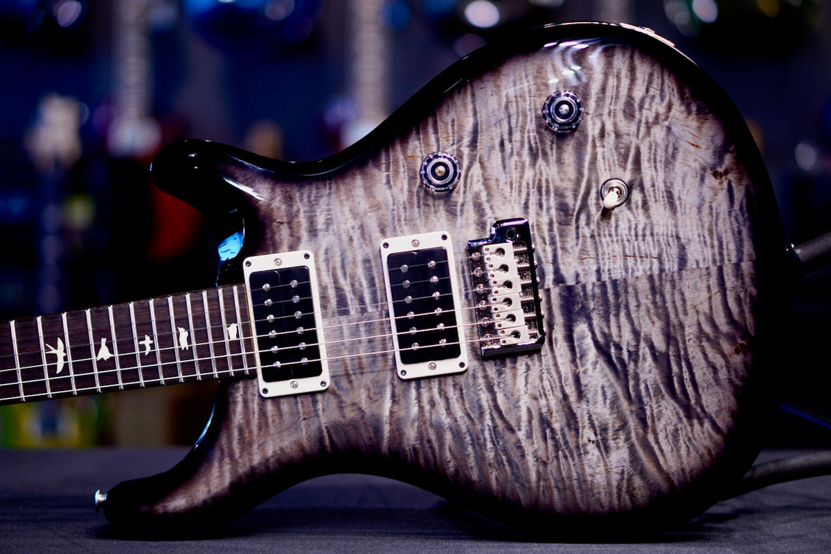 PRS CE24 Faded Gray Black Wraparound Smokeburst 0427394