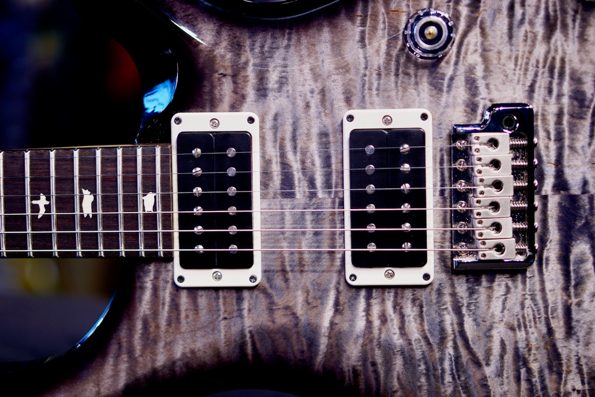PRS CE24 Faded Gray Black Wraparound Smokeburst 0427394