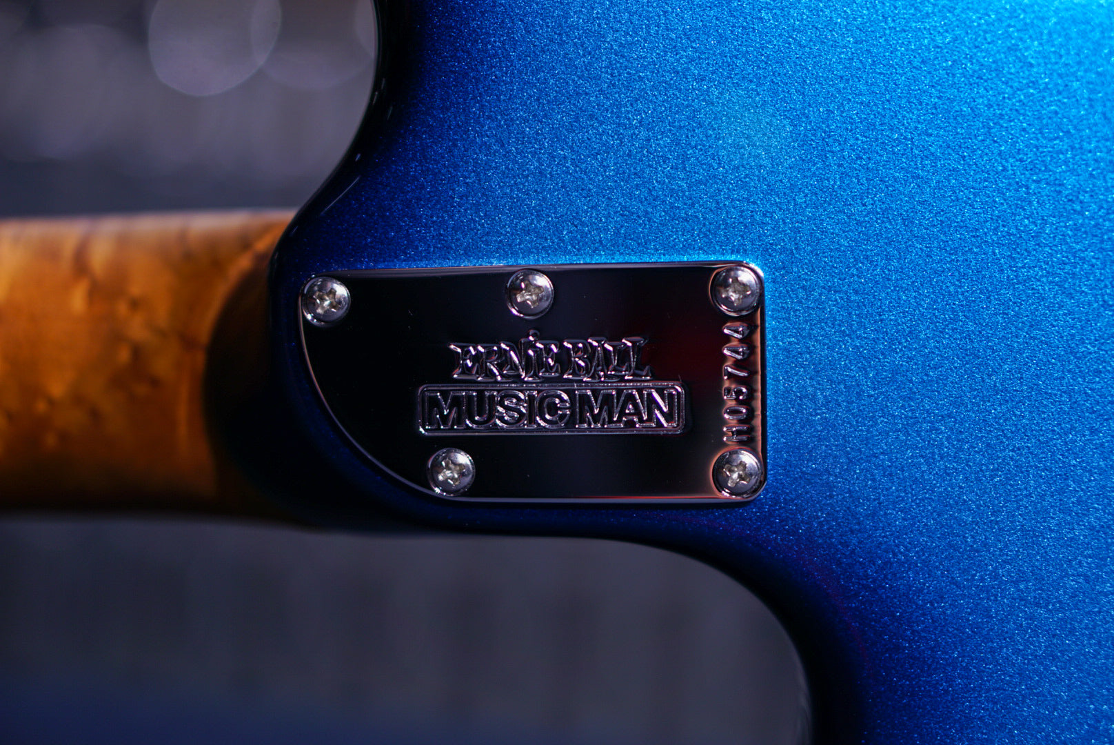 Ernie Ball Musicman Luke SSS diesel blue H05744