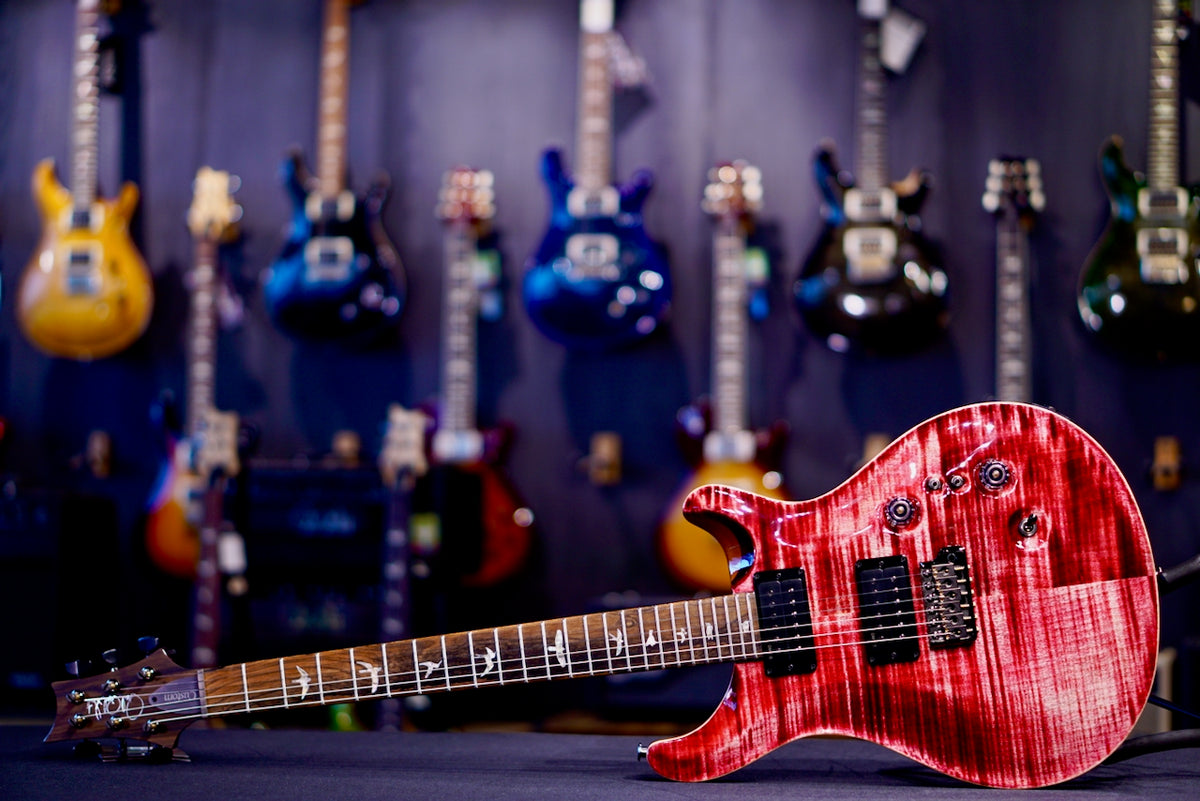 PRS Custom 24-08 Stained Neck Pomegranate { Private Stock Color }  0427440