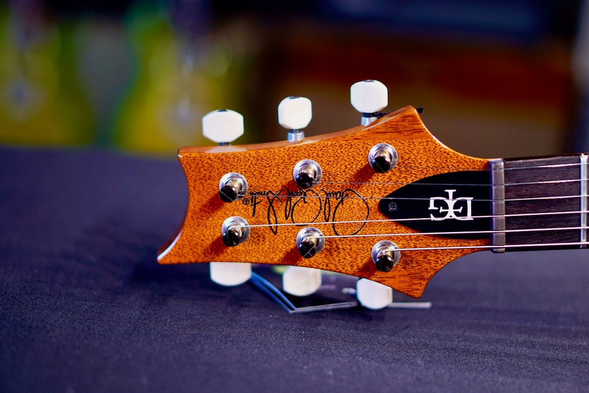 PRS DGT Semi-Hollow Birds 10 Top Faded Blue Jean 0427094
