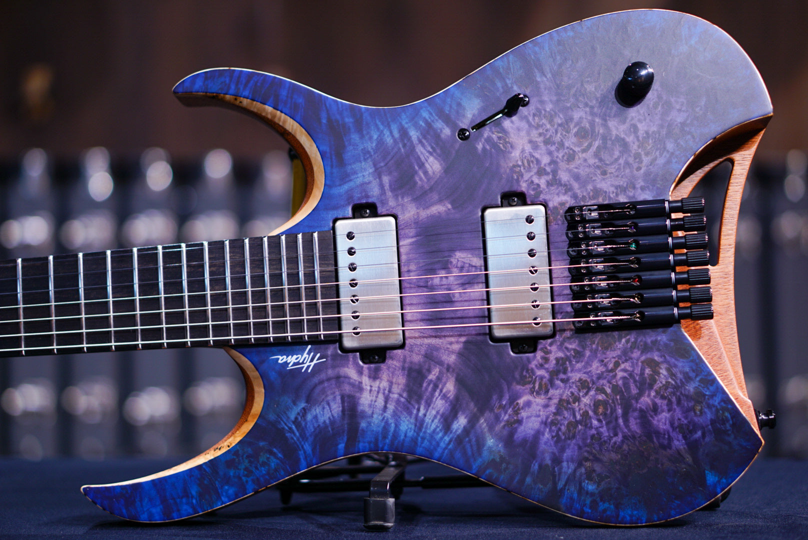 Mayones Hydra Elite trans dirty purple blue burst satine 7 HF0000709