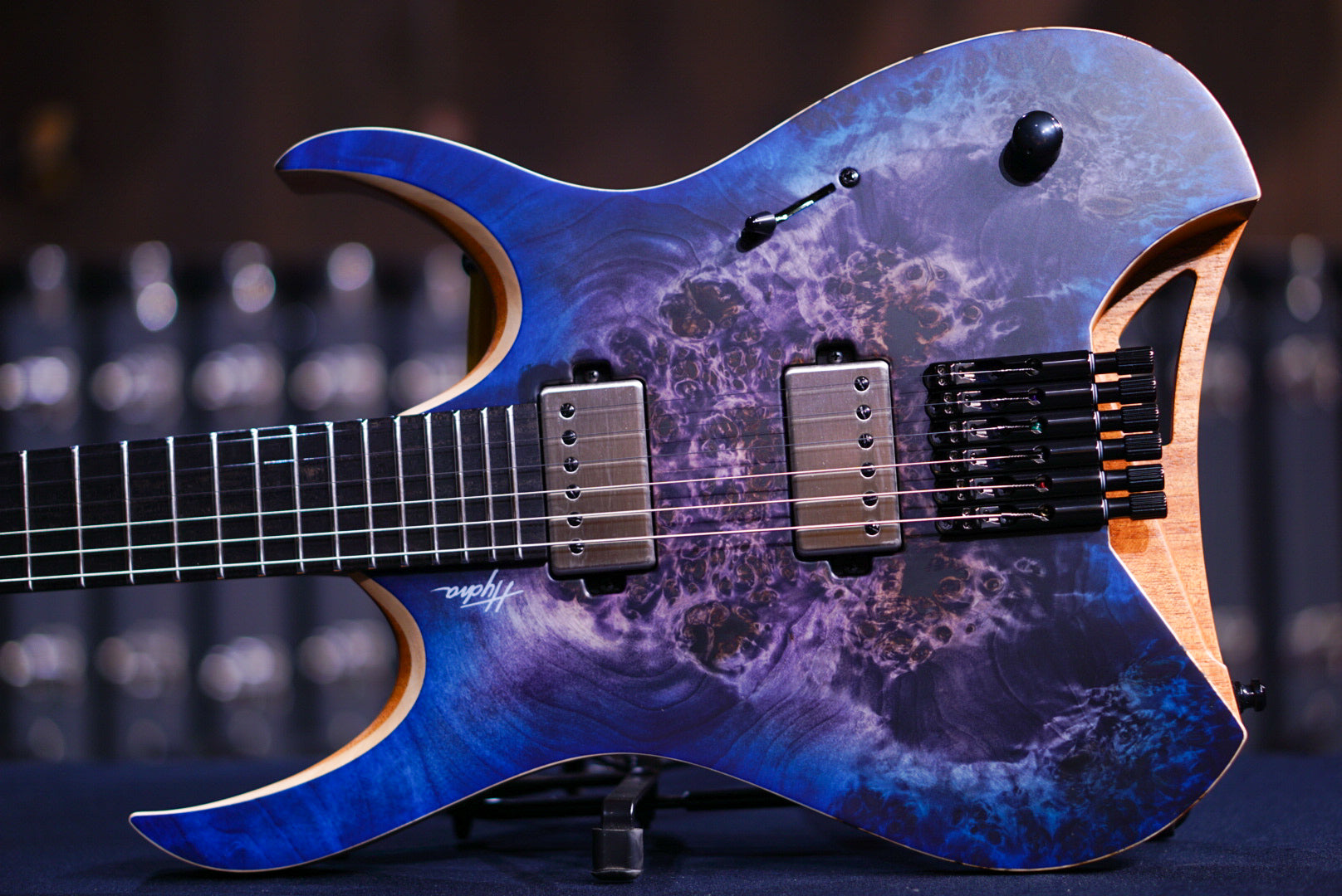 MAYONES HYDRA ELITE TRANS DIRTY PURPLE BLUE BURST SATINE 6 HF0000702