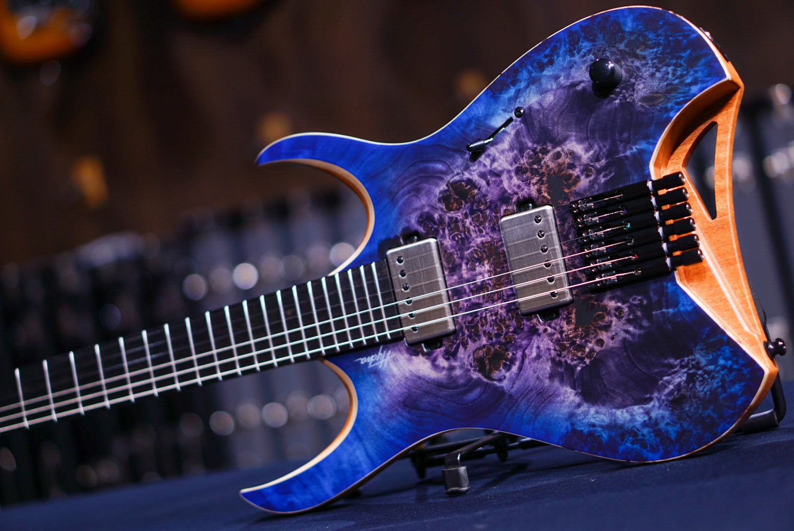 MAYONES HYDRA ELITE TRANS DIRTY PURPLE BLUE BURST SATINE 6 HF0000702