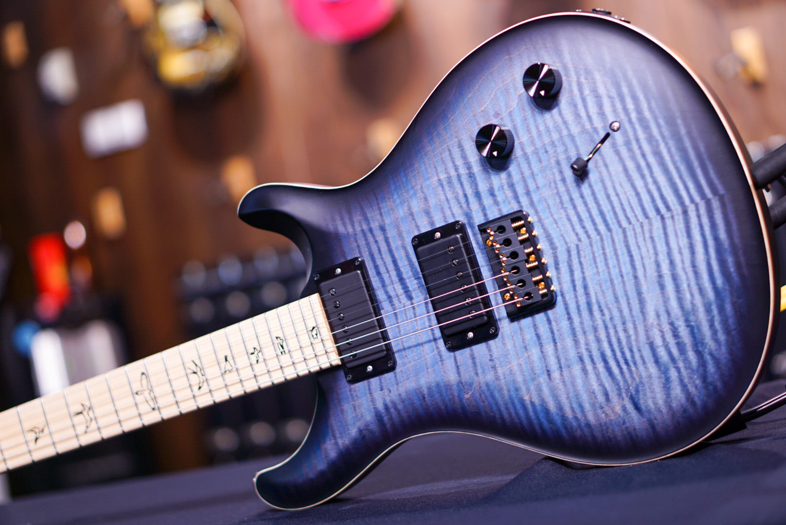 PRS Dustie Waring CE 24 hardtail Faded Blue Smokeburst limited edition 0357771 - HIENDGUITAR   PRS GUITAR