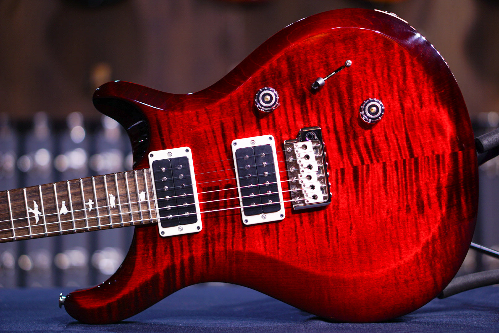 PRS S2 Custom 24 fire red burst S2074079 2024