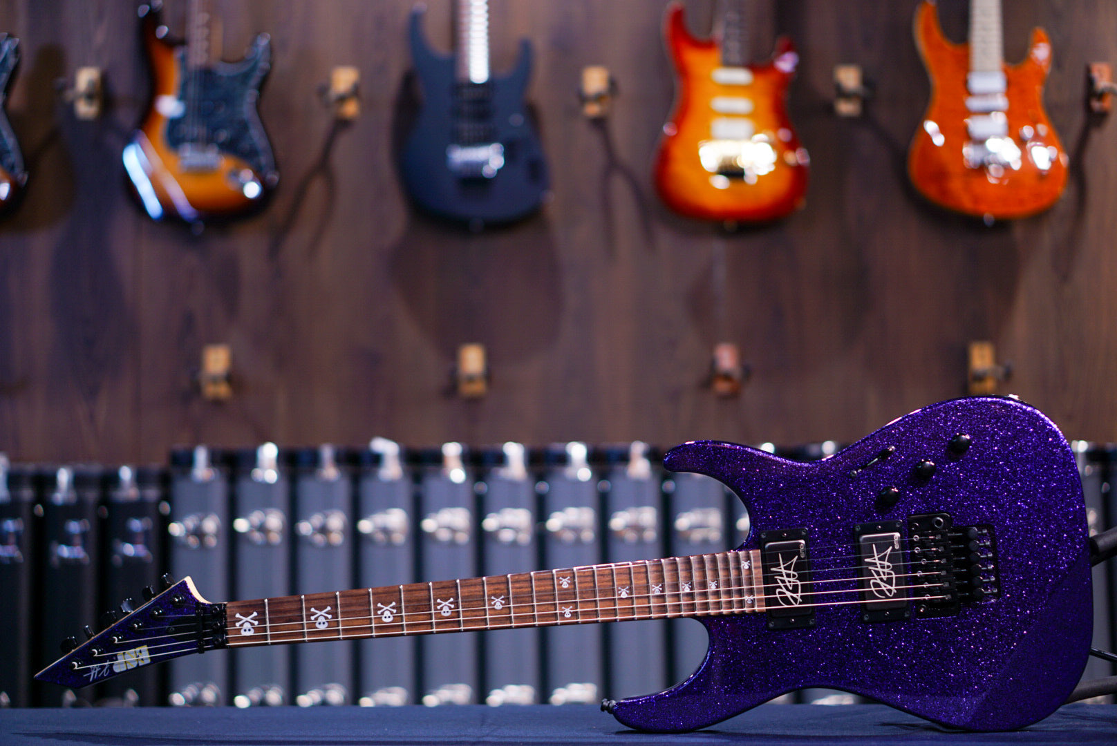 ESP KH-2 kirk hammett purple sparkle E6621232